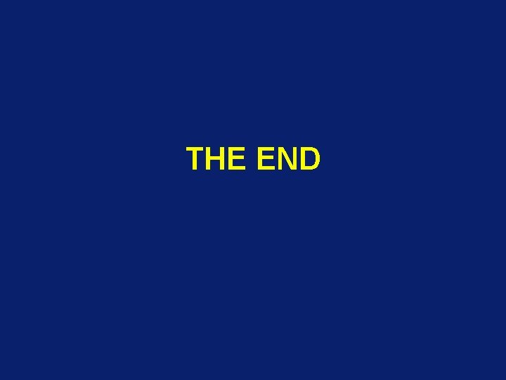 THE END 