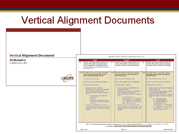 Vertical Alignment Documents 