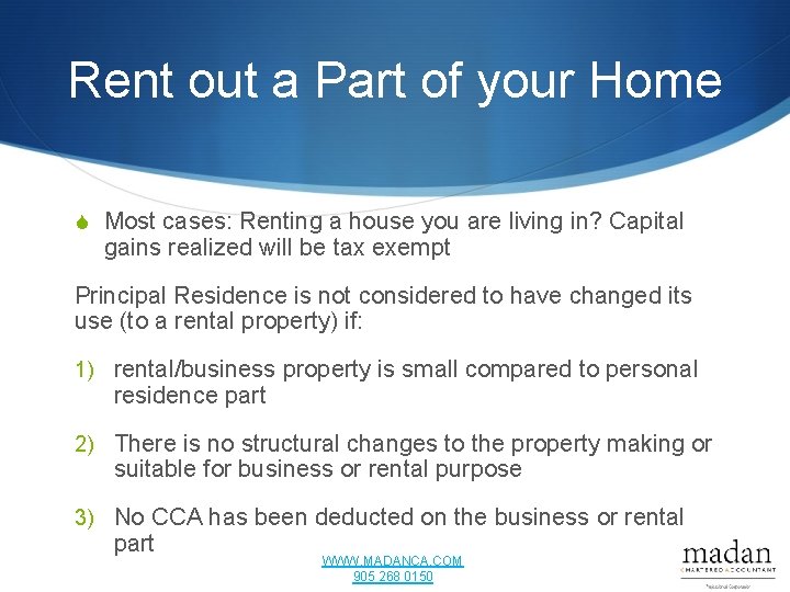 Rent out a Part of your Home S Most cases: Renting a house you