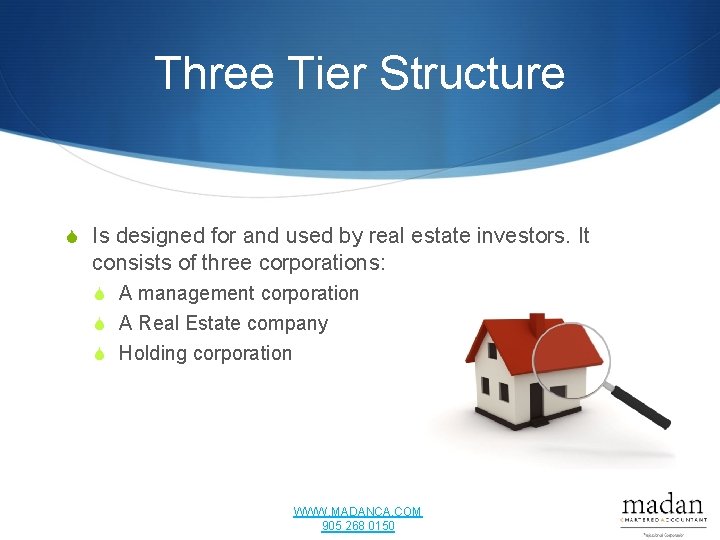 Three Tier Structure S Is designed for and used by real estate investors. It