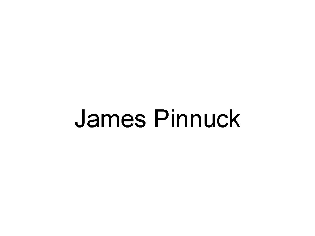 James Pinnuck 