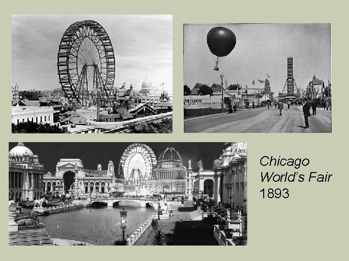 Chicago World’s Fair 1893 