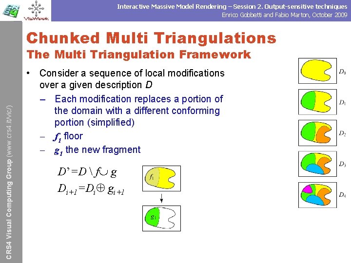 Interactive Massive Model Rendering – Session 2. Output-sensitive techniques Enrico Gobbetti and Fabio Marton,