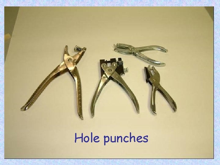 Hole punches 