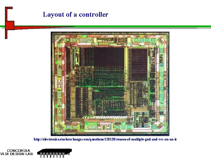 Layout of a controller http: //electronics. stackexchange. com/questions/128120/reason-of-multiple-gnd-and-vcc-on-an-ic 