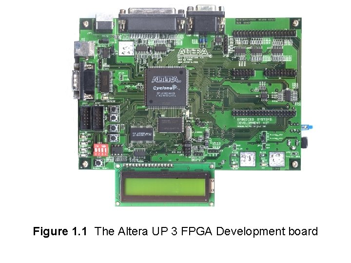 Figure 1. 1 The Altera UP 3 FPGA Development board 