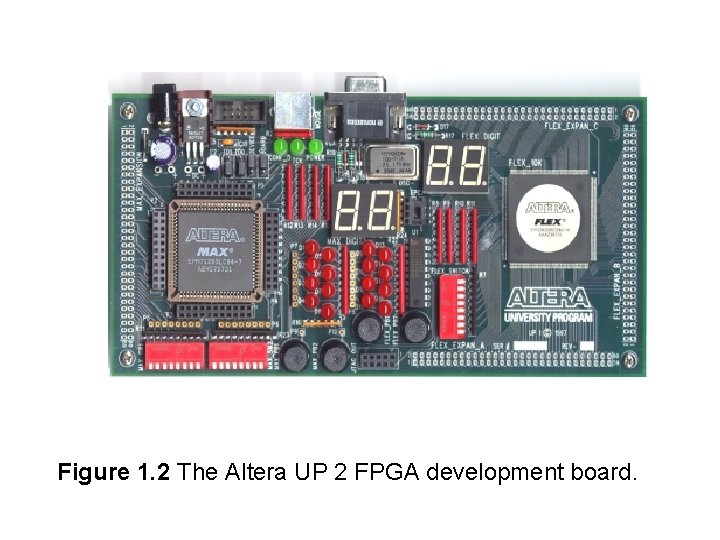 Figure 1. 2 The Altera UP 2 FPGA development board. 