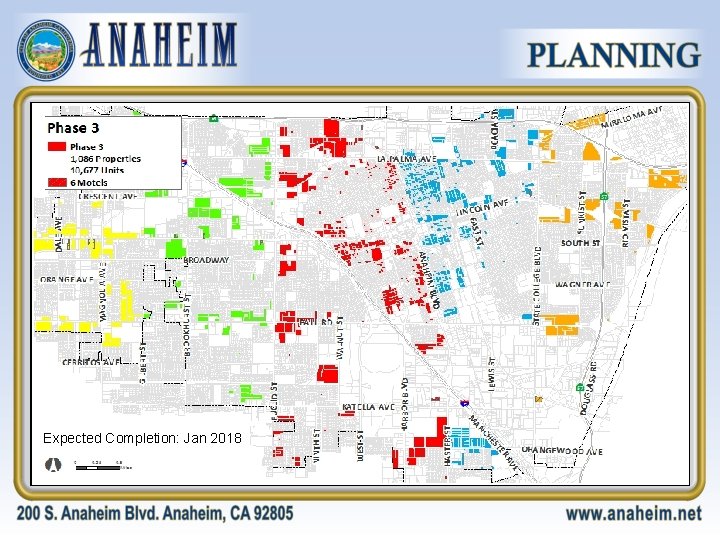 Expected Completion: Jan 2018 Expected Completion: Jan 2018