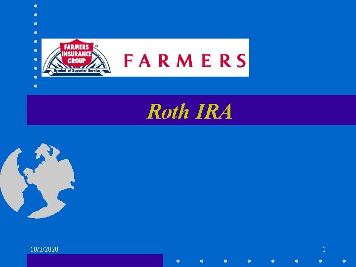 Roth IRA 10/3/2020 1 