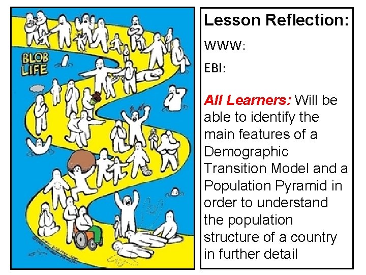 Lesson Reflection: WWW: EBI: All Learners: Will be able to identify the main features