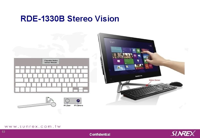 RDE-1330 B Stereo Vision Sunrex Technology Corp. 53 Confidential 