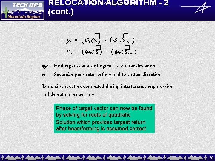 RELOCATION ALGORITHM - 2 (cont. ) ASU MAT 591: Opportunities in Industry! y 1