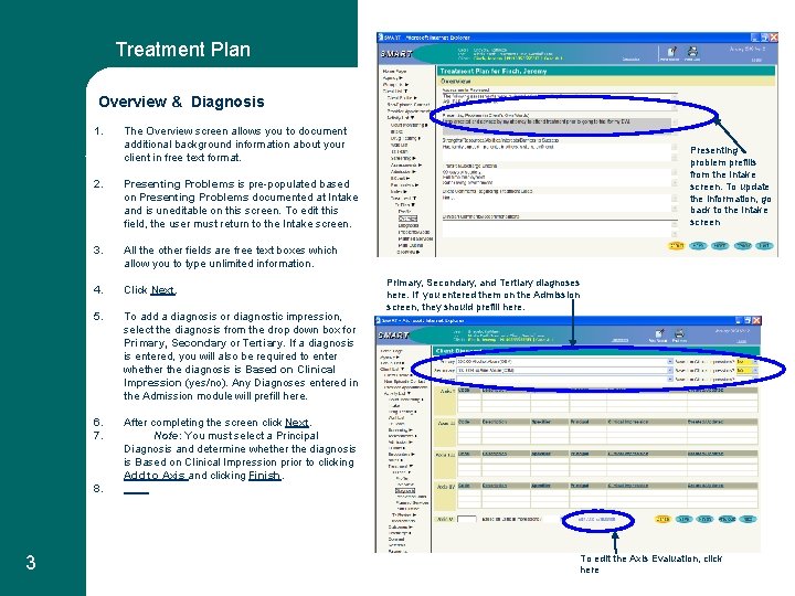 Treatment Plan Overview & Diagnosis 1. Treatment Plan – Overview & Diagnosis The Overview