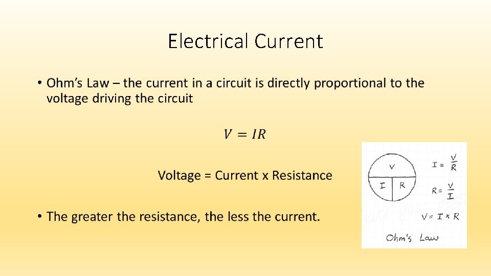 Electrical Current • 