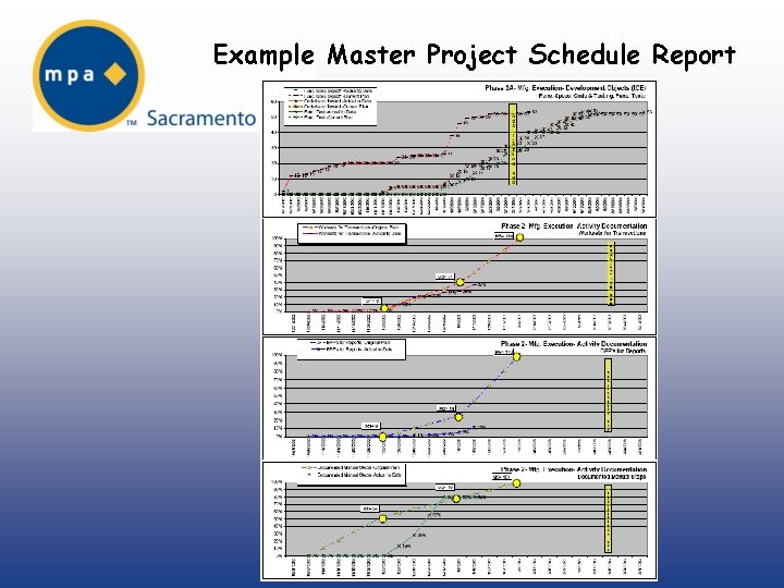 Example Master Project Schedule Report 