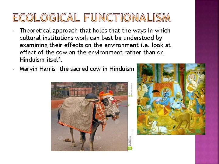  Theoretical approach that holds that the ways in which cultural institutions work can