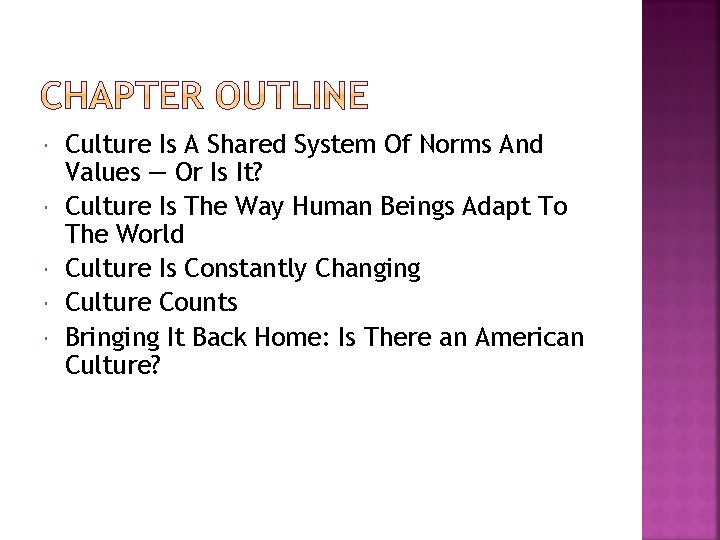  Culture Is A Shared System Of Norms And Values — Or Is It?