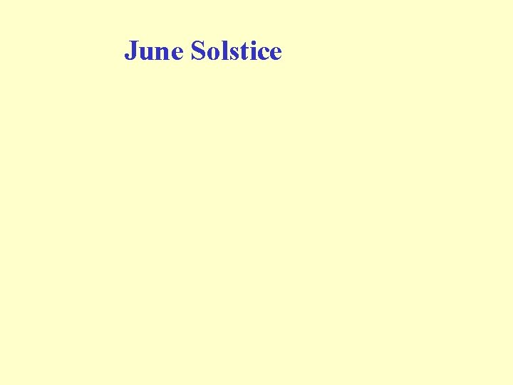 June Solstice 