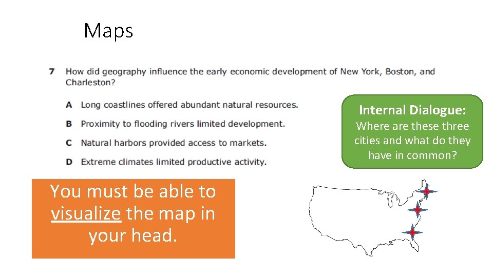 Maps Internal Dialogue: Where are these three cities and what do they have in