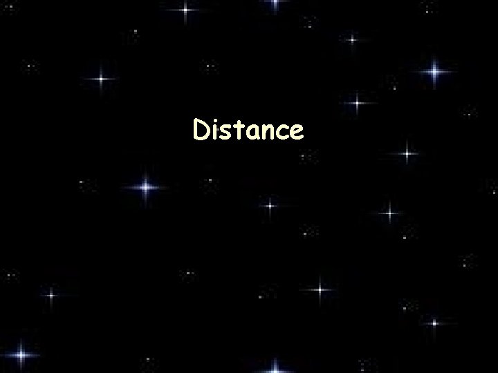 Distance 