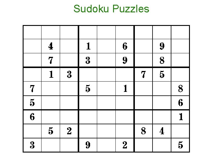 Sudoku Puzzles Sudoku Puzzles
