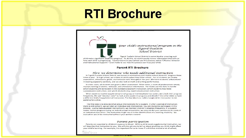 RTI Brochure 