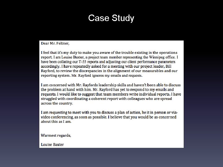 Case Study 