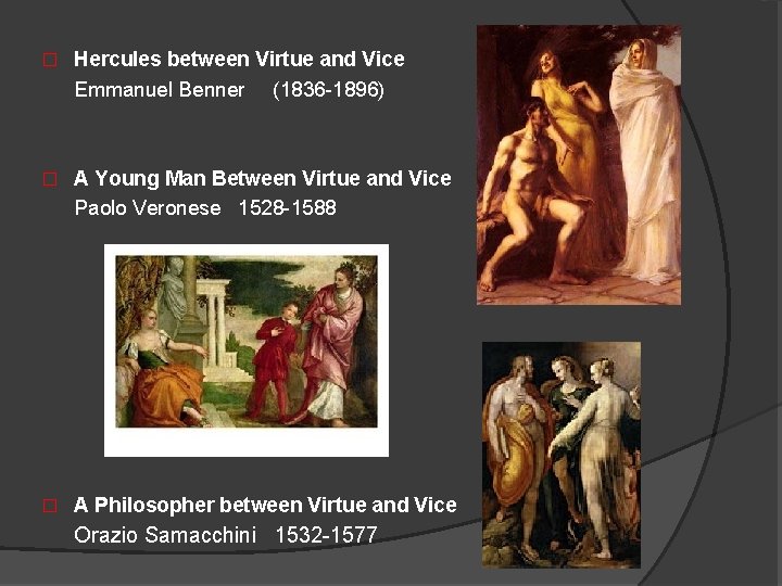 � Hercules between Virtue and Vice Emmanuel Benner (1836 -1896) � A Young Man