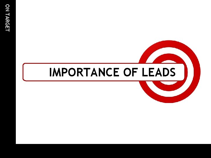 ON TARGET IMPORTANCE OF LEADS 