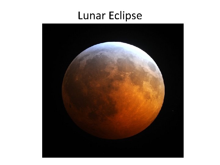 Lunar Eclipse Lunar Eclipse