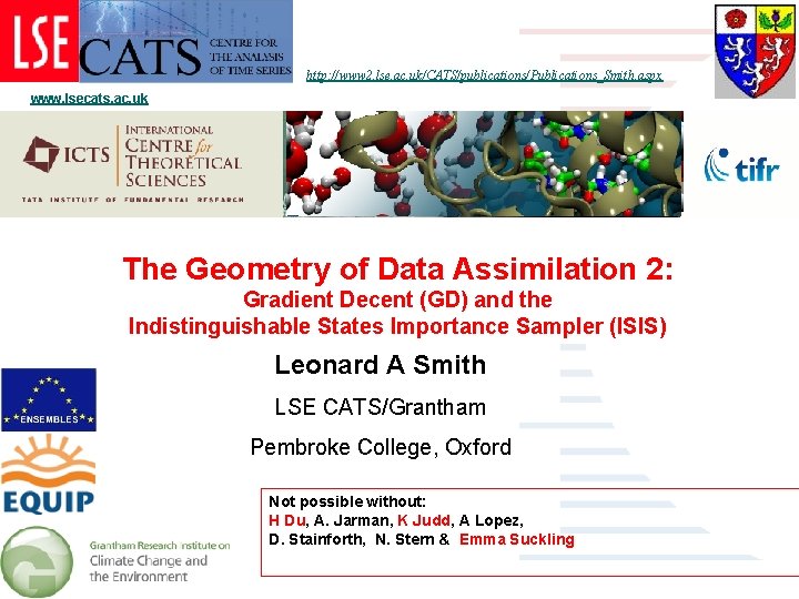 http: //www 2. lse. ac. uk/CATS/publications/Publications_Smith. aspx www. lsecats. ac. uk The Geometry of