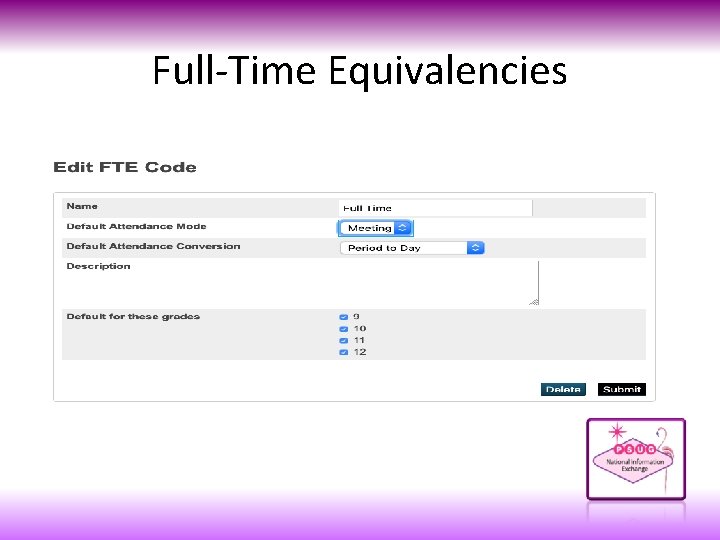 Full-Time Equivalencies 