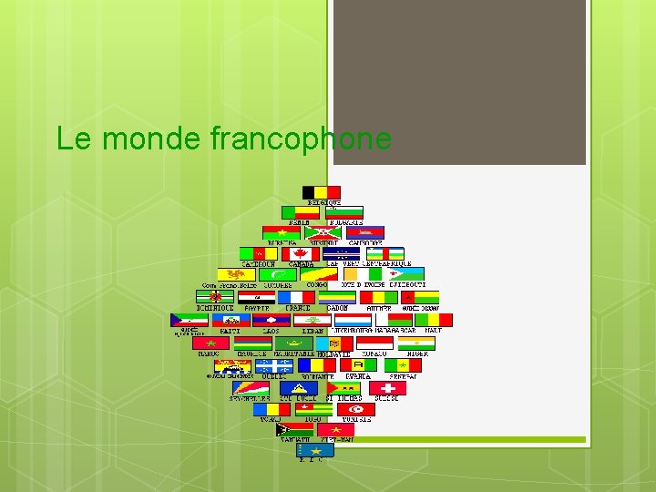 Le monde francophone 