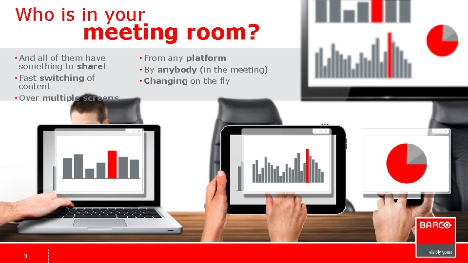 Who is in your meeting room? • And all of them have something to Who is in your meeting room? • And all of them have something to