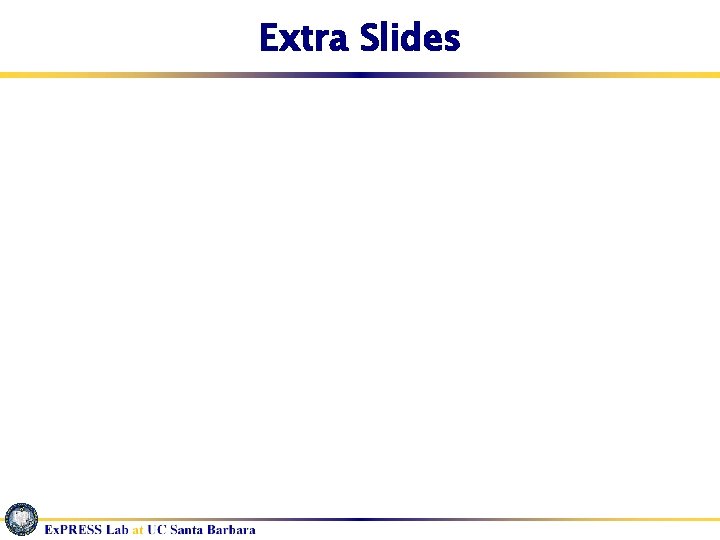 Extra Slides 