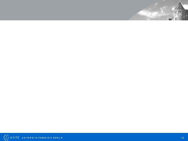 Thank you for your attention UNIVERSITÄTSMEDIZIN BERLIN 14 