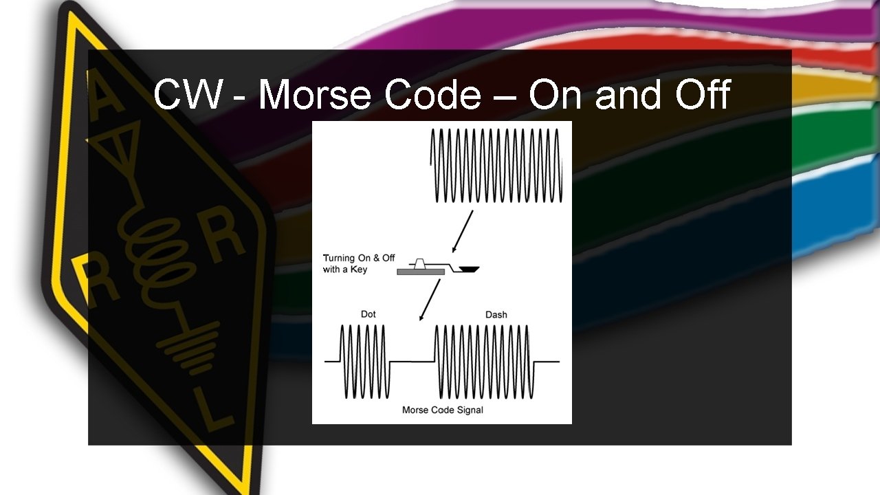 CW - Morse Code – On and Off 