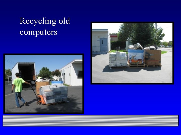 Recycling old computers 