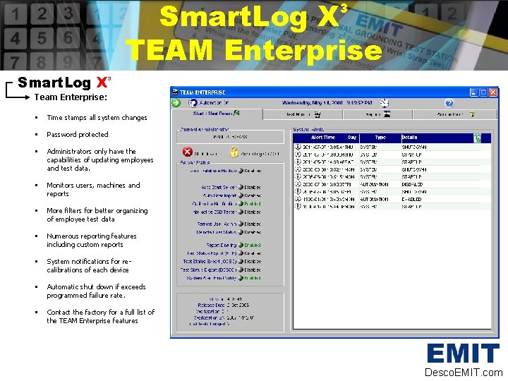 Smart. Log X TEAM Enterprise 3 Smart. Log X 3 Team Enterprise: • Time