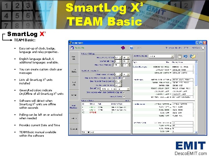 Smart. Log X TEAM Basic 3 Smart. Log X 3 TEAM Basic: • Easy