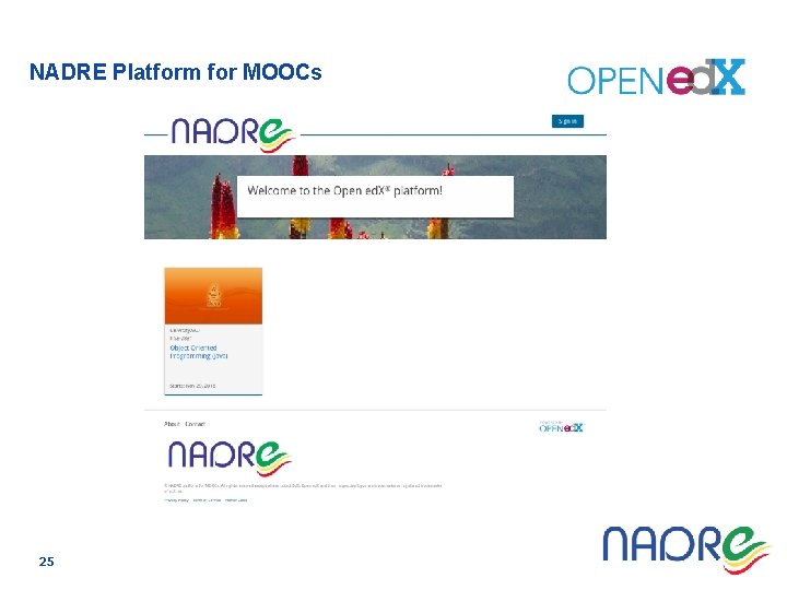NADRE Platform for MOOCs 25 