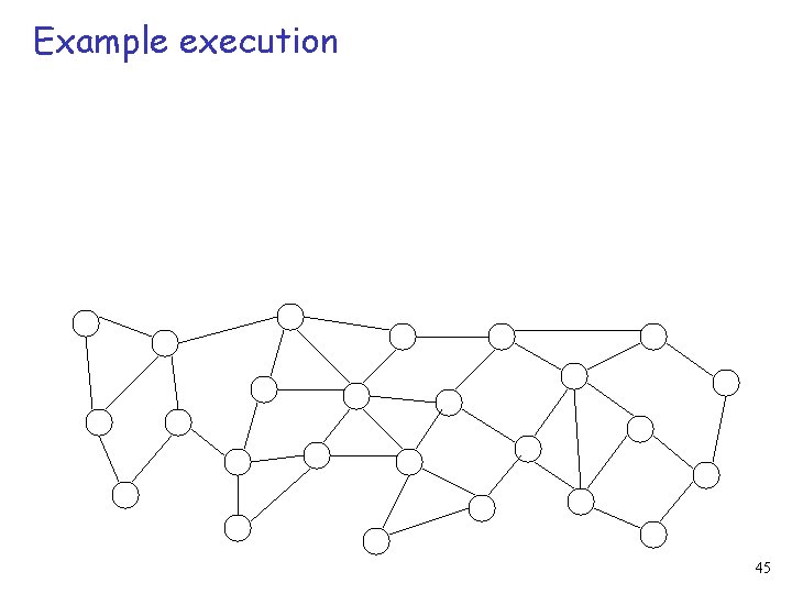 Example execution 45 