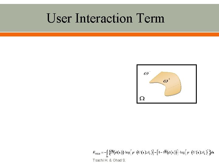 User Interaction Term Tsachi H. & Ohad S. 