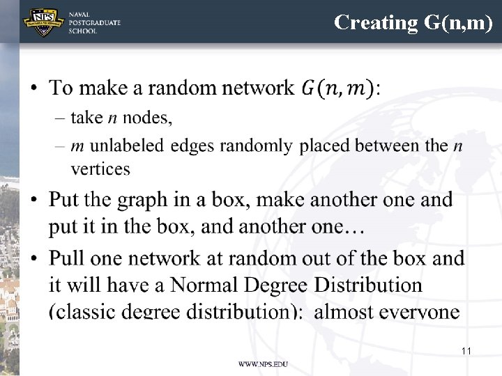 Creating G(n, m) • 11 