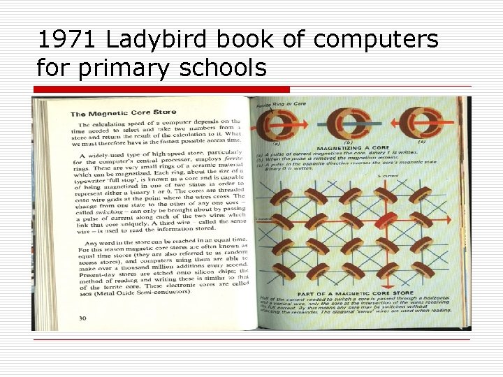 1971 Ladybird book of computers for primary schools 