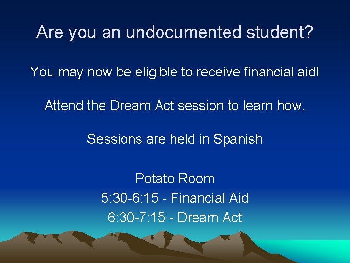 Are you an undocumented student? You may now be eligible to receive financial aid!