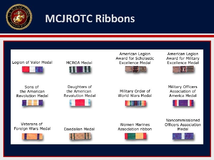 MCJROTC Ribbons 