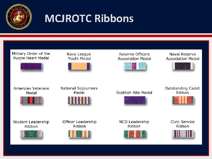 MCJROTC Ribbons MCJROTC Ribbons