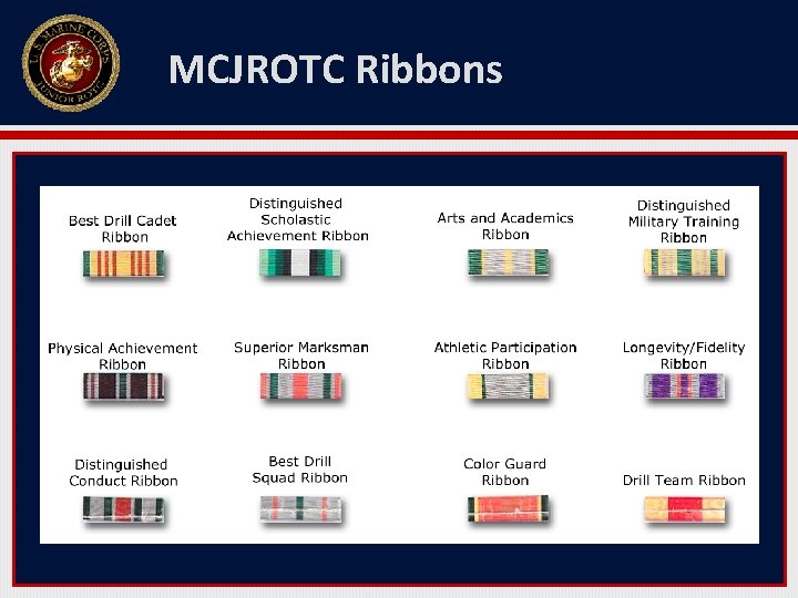 MCJROTC Ribbons MCJROTC Ribbons