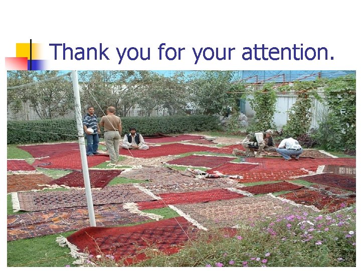 Thank you for your attention. 32 